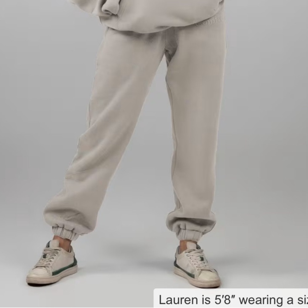 COMFRT large cement sweatpants brand new in bag never worn